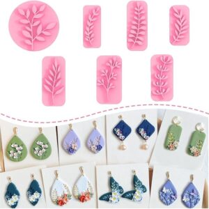 Leaves Clay Stamps & Cutters – 7 Shapes for Polymer Clay Jewelry Making and Earrings