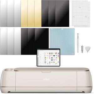 Cricut Maker 4 (Seashell) – Smart Cutting Machine with Digital Content Bundle via Design Space