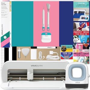 Xtra & EasyPress Mini Bundle – Cutting Machine, Heat Press, Vinyl Sampler & Tools, Beginner Kit