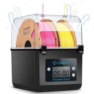 Filament Dryer Box – Spool Holder & Storage for 1.75mm/2.85mm PLA/ABS, Keeps Filament Dry
