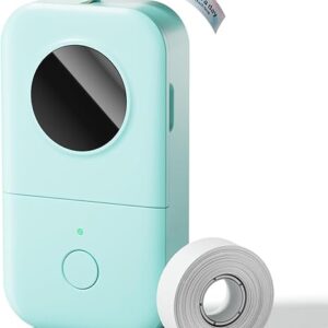 Bluetooth Label Maker – Mini Portable Thermal Printer with Templates & Icons, Inkless