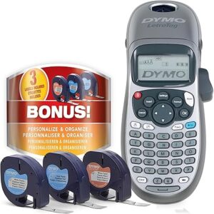100H Label Maker – Handheld with 3 Tapes, for Home & Office