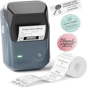 B1 Label Maker with Tape – 2" Thermal Printer, 230 Labels/Roll