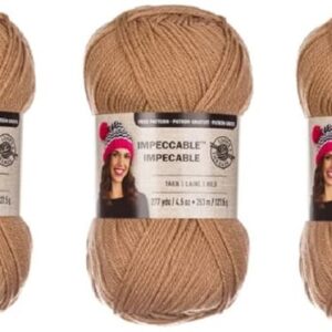 Loops & Threads Impeccable Yarn Soft Taupe 4.5 Oz (3-Pack)